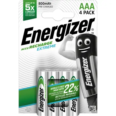 Energizer AAA rechargeable 800mah 4pcs