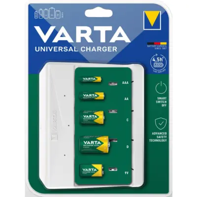 CHARGEUR VARTA UNIV AA/AAA/9V/R14/R20