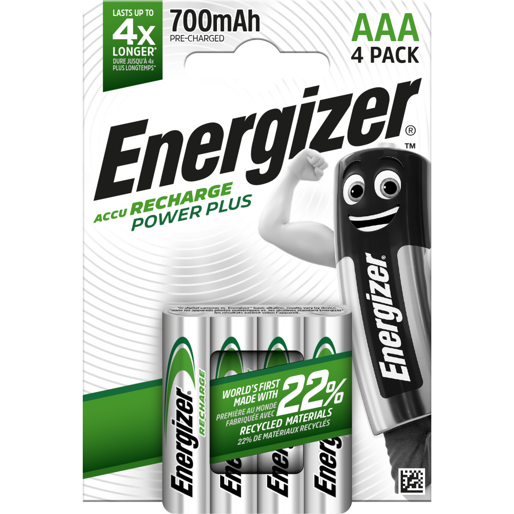 Energizer AAA rechargeable 700mah 4pcs