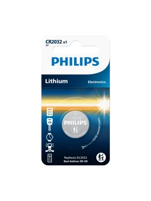PHILIPS 3v CR2032 X 1