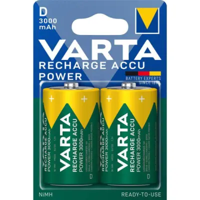 PILES RECHARGEABLES VARTA Accu Power R20/D